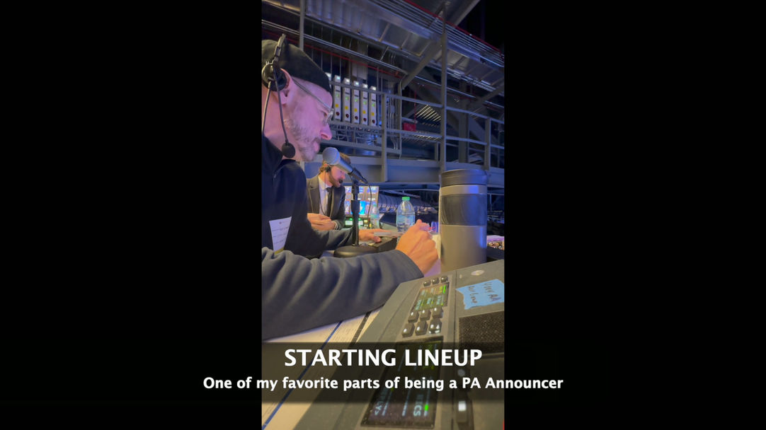 My NHL PA Announcing Debut